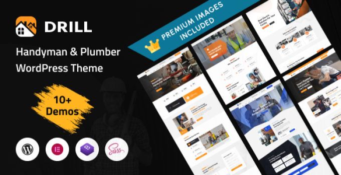 Drill – Handyman & Plumber Services WordPress Theme