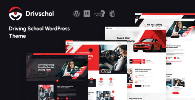 Drivschol – Driving School WordPress Theme