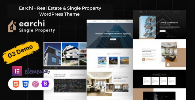 Earchi – Real Estate & Single Property WordPress Theme