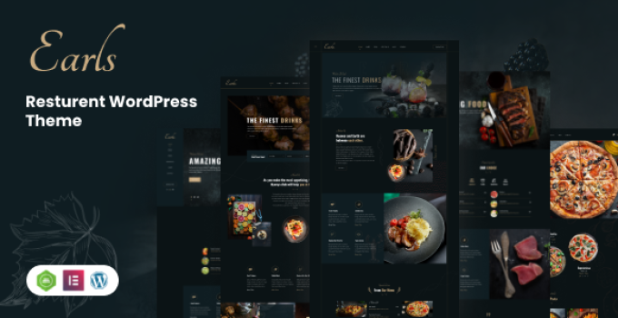Earls – Restaurant WordPress Theme