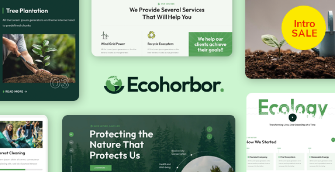 Ecohorbor – Ecology & Environment WordPress Theme
