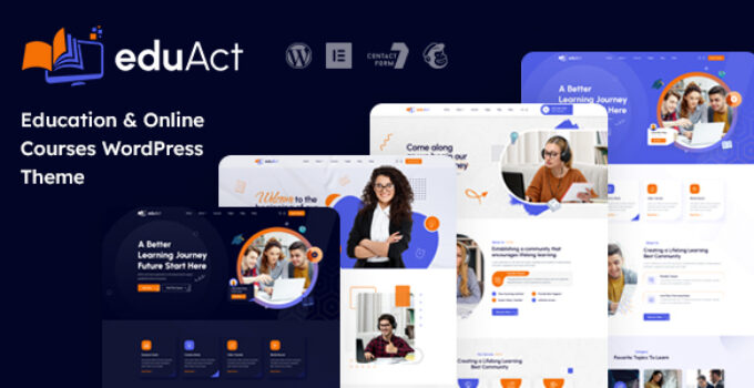 EduAct – Education & Courses WordPress Theme