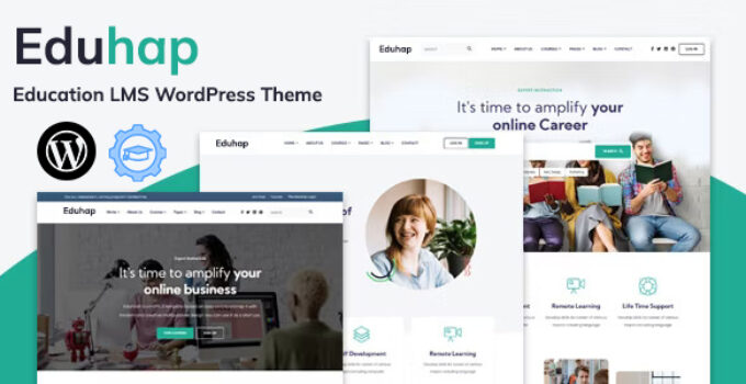Eduhap – Education LMS WordPress Theme