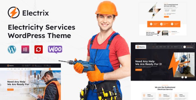 Electrik – Electricity Services WordPress Theme