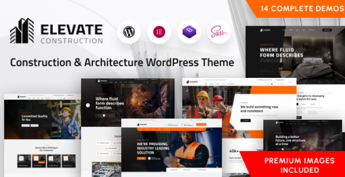 Elevate – Construction WordPress Theme