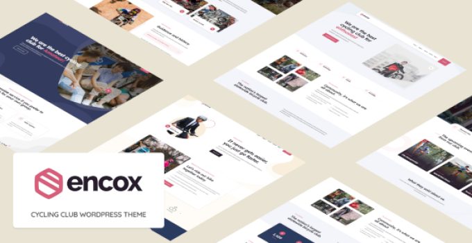 Encox – Responsive Cycling Club WordPress Theme