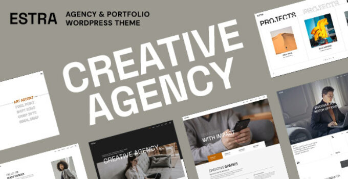 Estra – Creative Agency and Portfolio Theme