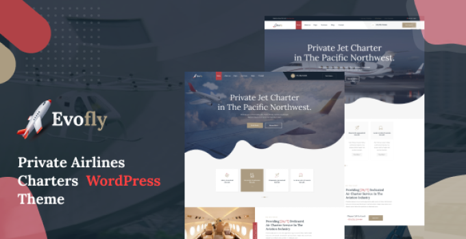 Evofly – Private Airline Charter WordPress Theme