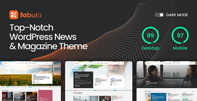 Fabula – News & Magazine WordPress Theme