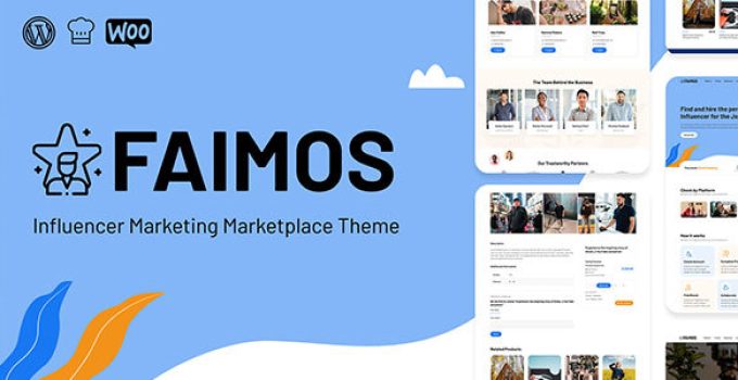 Faimos – Influencer Marketing Marketplace Theme