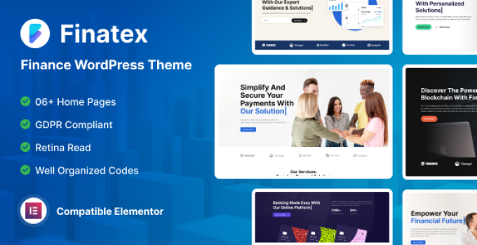 Finatex – Finance Consulting WordPress Theme