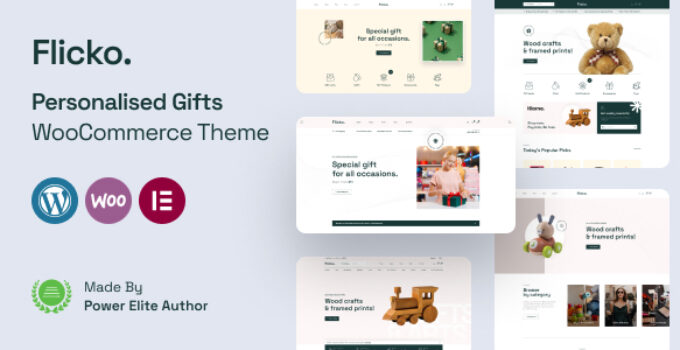 Flicko – Pesonalised Gifts WooCommerce WordPress Theme