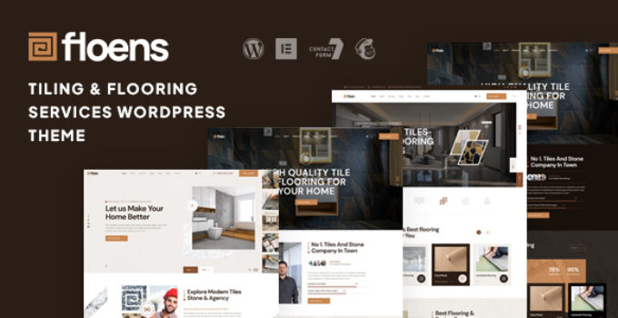 Floens – Tiling & Flooring Services WordPress Theme