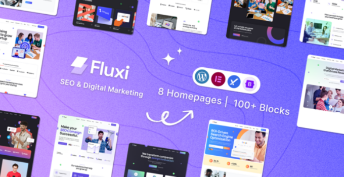Fluxi – SEO & Digital Marketing Agency WordPress Theme