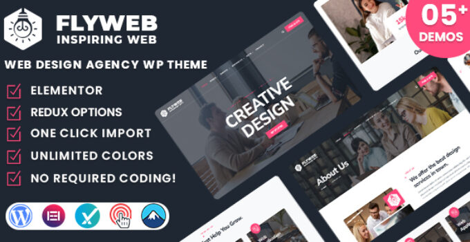 Flyweb – Web Design Agency WordPress Theme