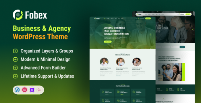 Fobex – Business & Agency WordPress Theme