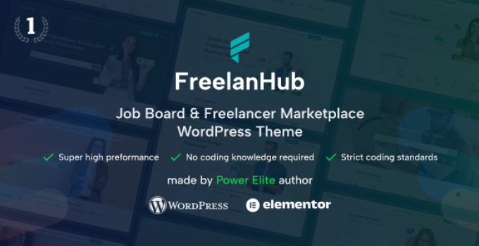 Freelanhub – Job Board & Freelance Marketplace WordPress Theme