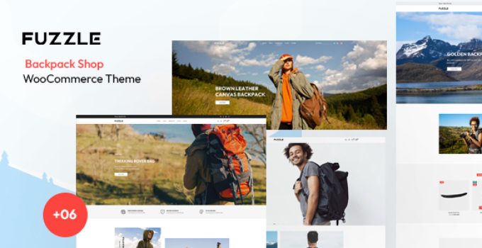 Fuzzle – Backpack WooCommerce Theme