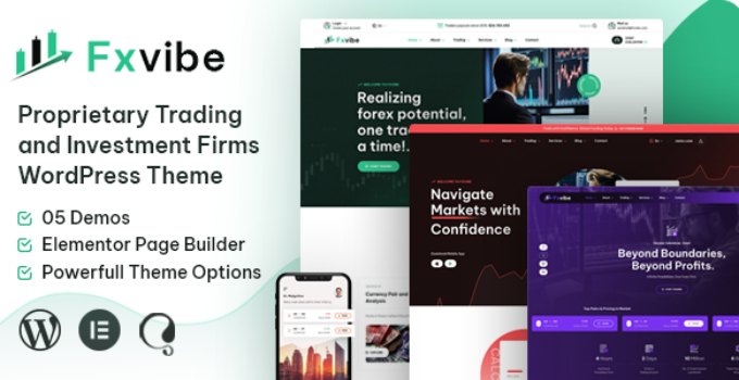 FXvibe – Forex Prop Firm WordPress Theme
