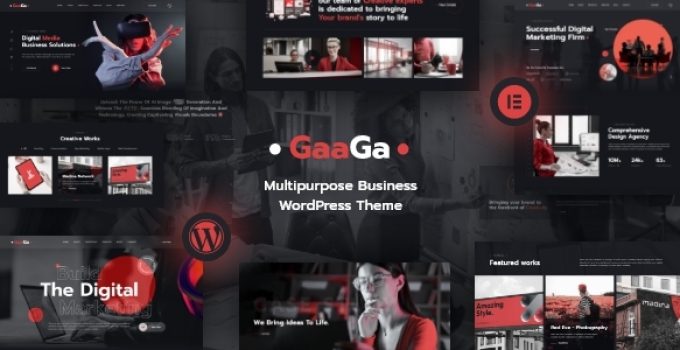 Gaaga – Business Consulting WordPress Theme