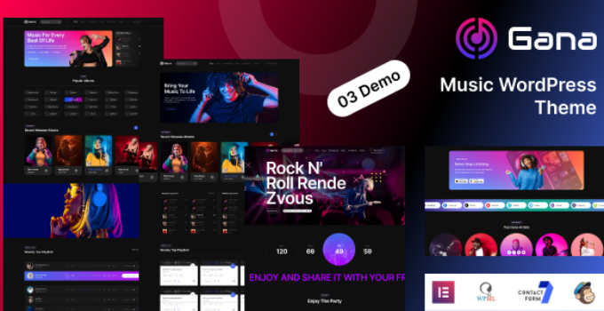 Gana – Music and Event WordPress Theme