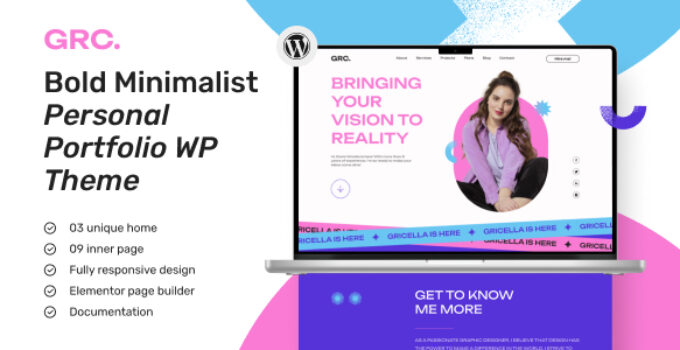 Grace – Creative WordPress Theme