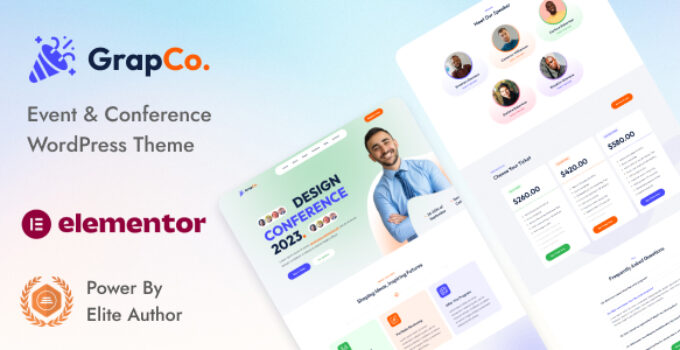 Grafco – Event Conference WordPress Theme
