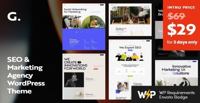 Granola – SEO & Marketing Agency WordPress Theme