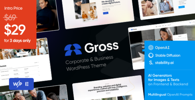 Gross – Business & Consulting WordPress Theme