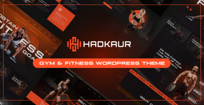 Hadkaur – Fitness and Gym WordPress Theme