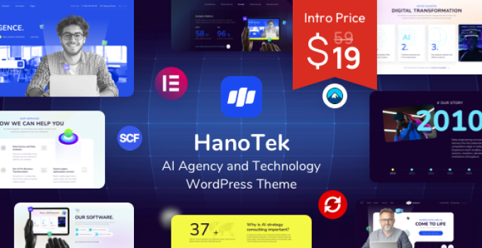 HanoTek – AI Agency & Technology WordPress Theme