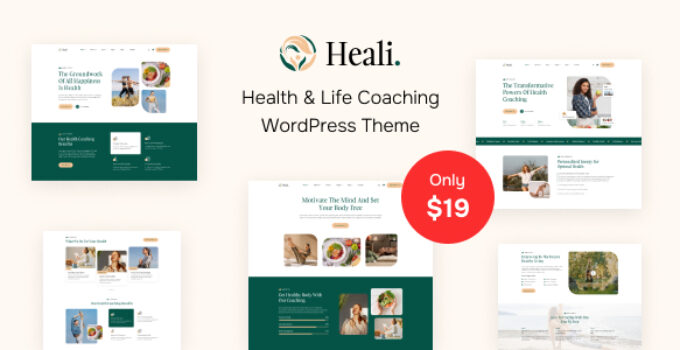 Heali – Health Coaching WordPress Theme