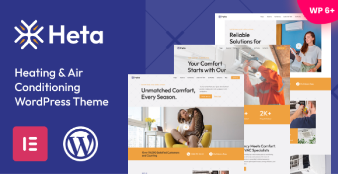 Heta – Heating & Air Conditioning WordPress Theme