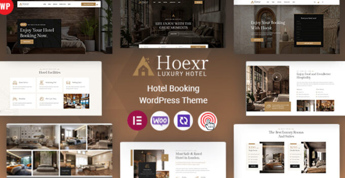 Hoexr – Hotel Booking WordPress Theme