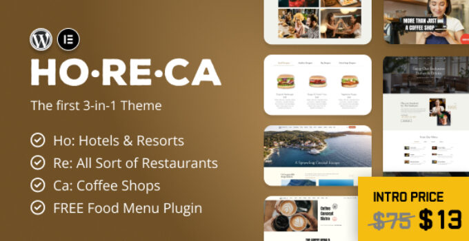 HoReCa – Hospitality Industry Theme