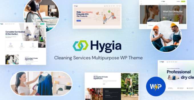 Hygia – Cleaning Services Multipurpose WordPress Theme