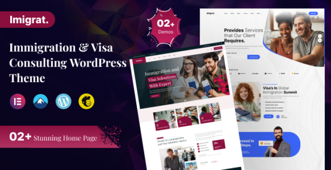 Imigrat – Immigration & Visa Consulting WordPress Theme