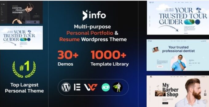 Info | Personal Portfolio WordPress Theme