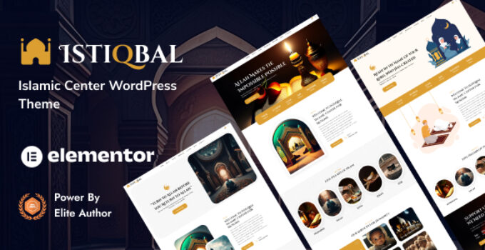 Istiqbal – Islamic Center & Mosque WordPress Theme