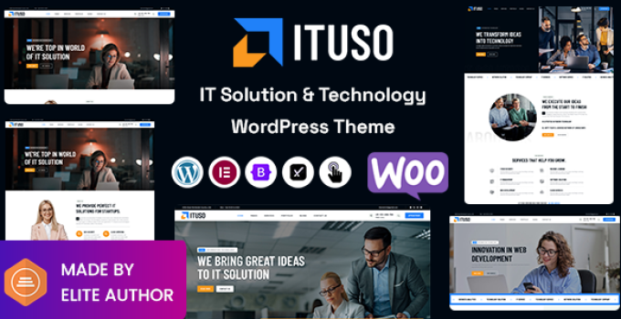 Ituso – IT Solutions & Technology WordPress Theme