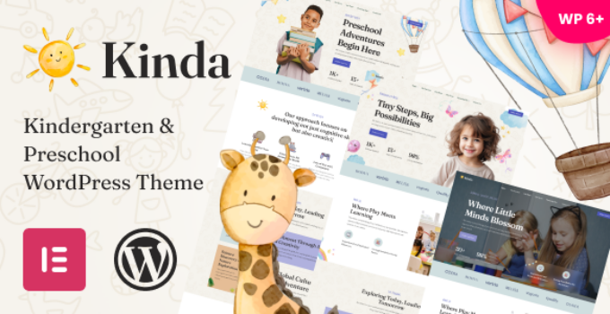 Kinda – Kindergarten & Preschool WordPress Theme