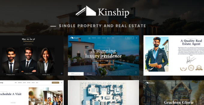 Kinship – Single Property & Real Estate WordPress Theme