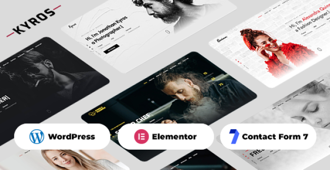 Kyros – Personal Portfolio CV Resume Theme