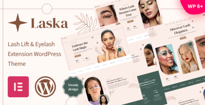 Laska – Lash Lift & Eyelash Extension WordPress Theme