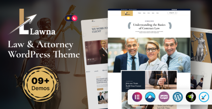 Lawna – Lawyer & Law Firm WordPress Theme