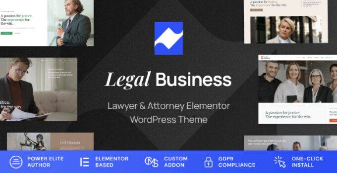 Legal Business – Attorney & Lawyer WordPress Theme