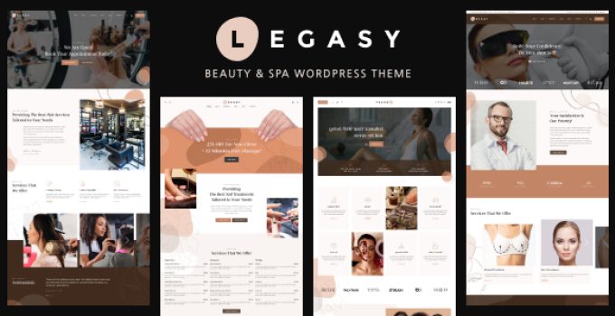 Legasy – Beauty & Spa WordPress Theme