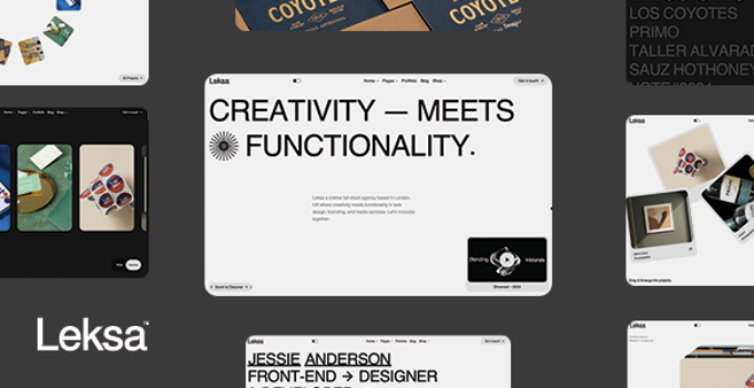 Leksa – Creative Portfolio Showcase Theme