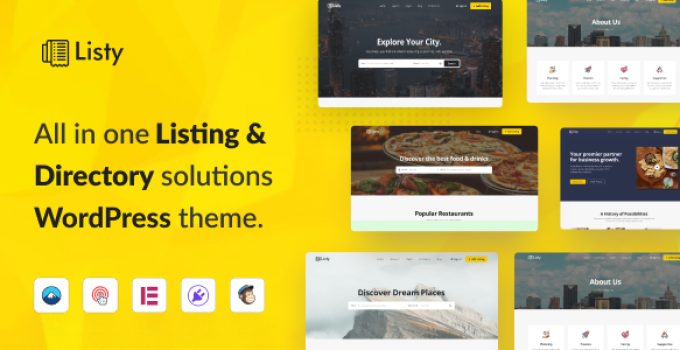 Listy | Listing & Directory Solutions WordPress Theme