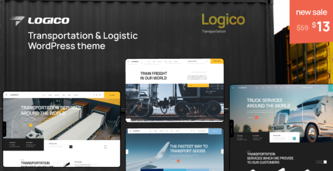 Logico | Transportation & Logistics WordPress Theme